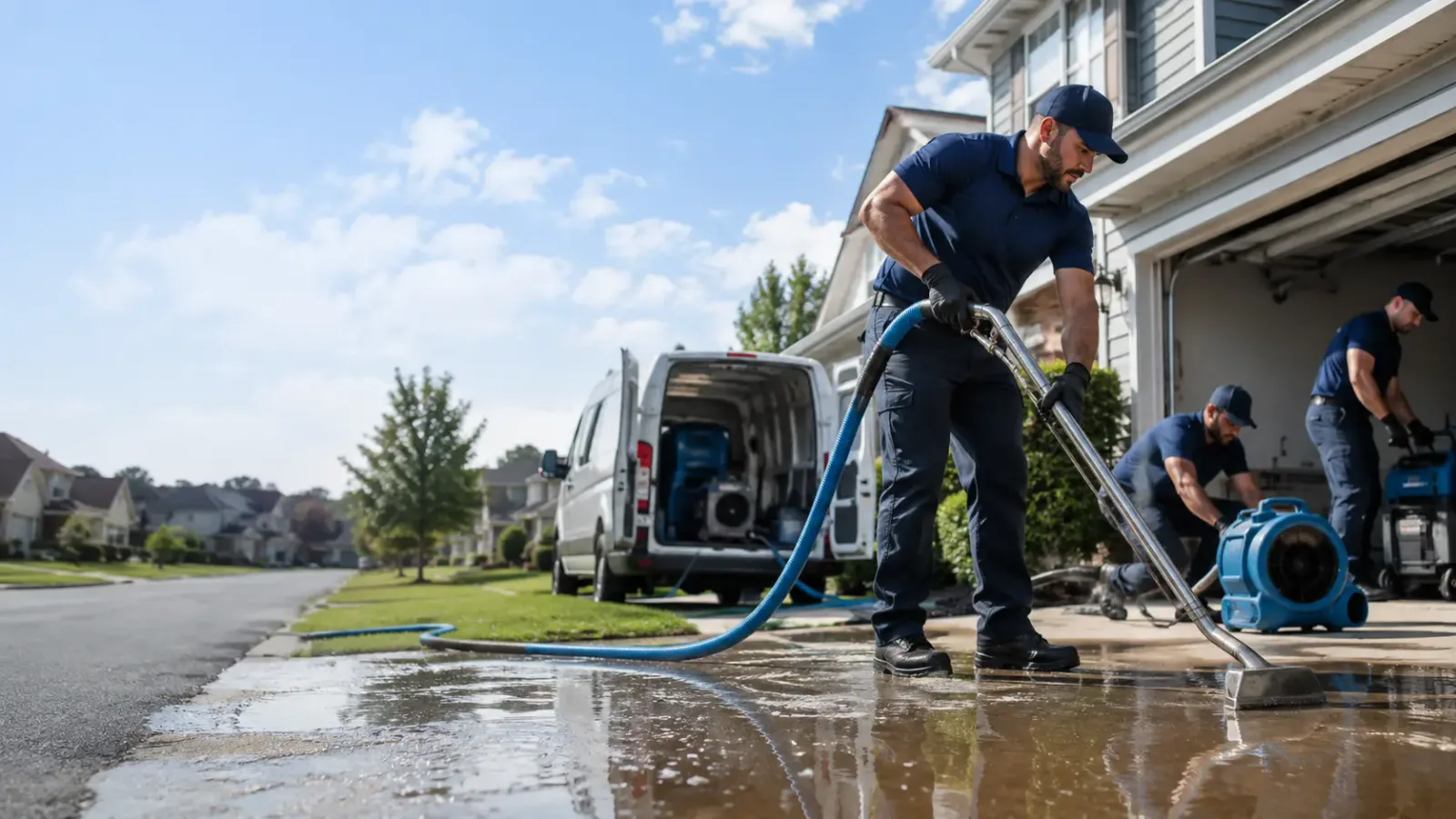 Flood Damage Restoration in Amelia, NE